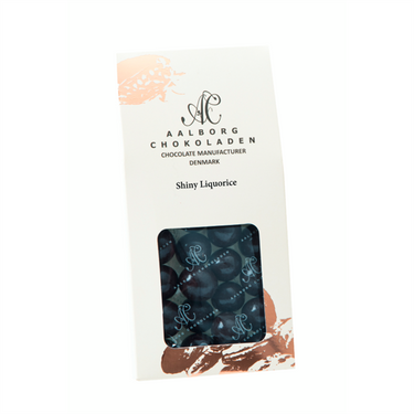 Shiny Liquorice 90 g. - Aalborg Chokolade - Gourmet-Butikken